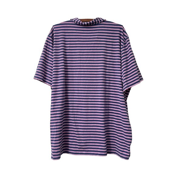 Southern Tide Mens Blue PInk Striped Performance Golf SkipJack Polo Shirt 2XL - Picture 5 of 5